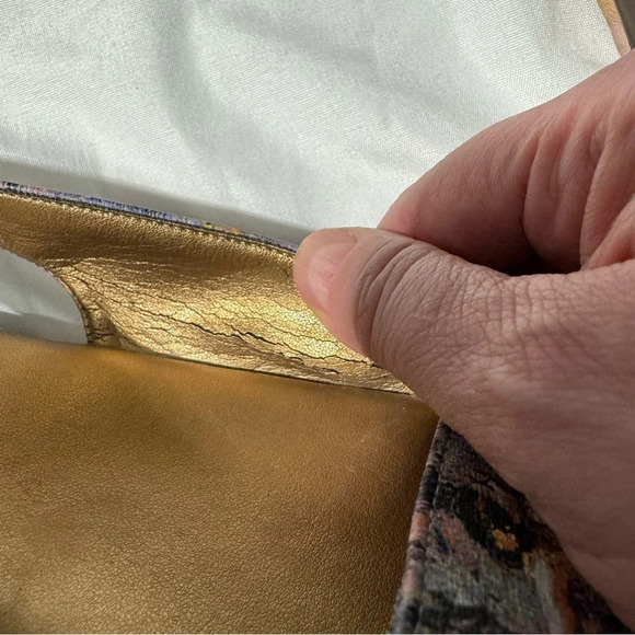 Icon Hand Painted Slingback Open Toe Sandals 6M - Picture 8 of 14